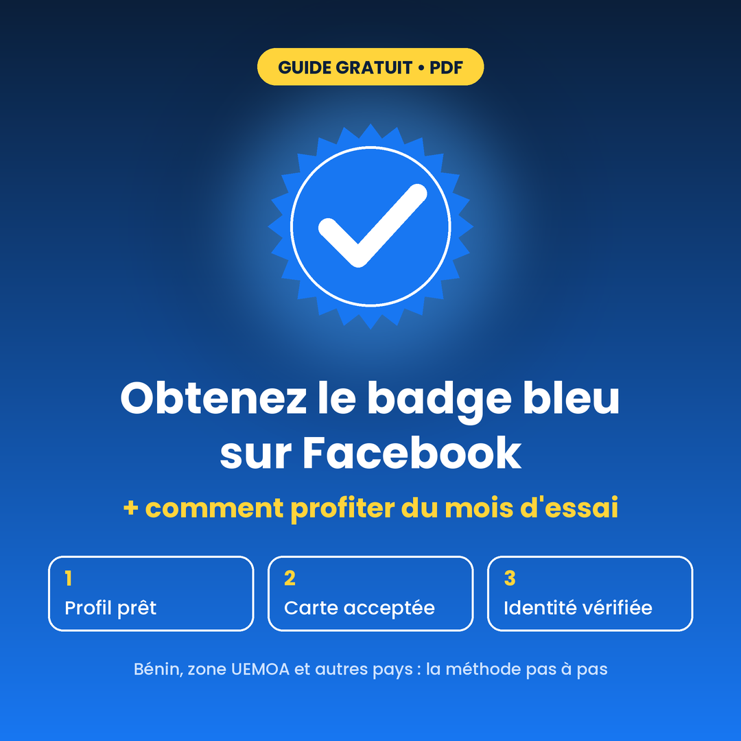 Obtenir le badge bleu sur Facebook