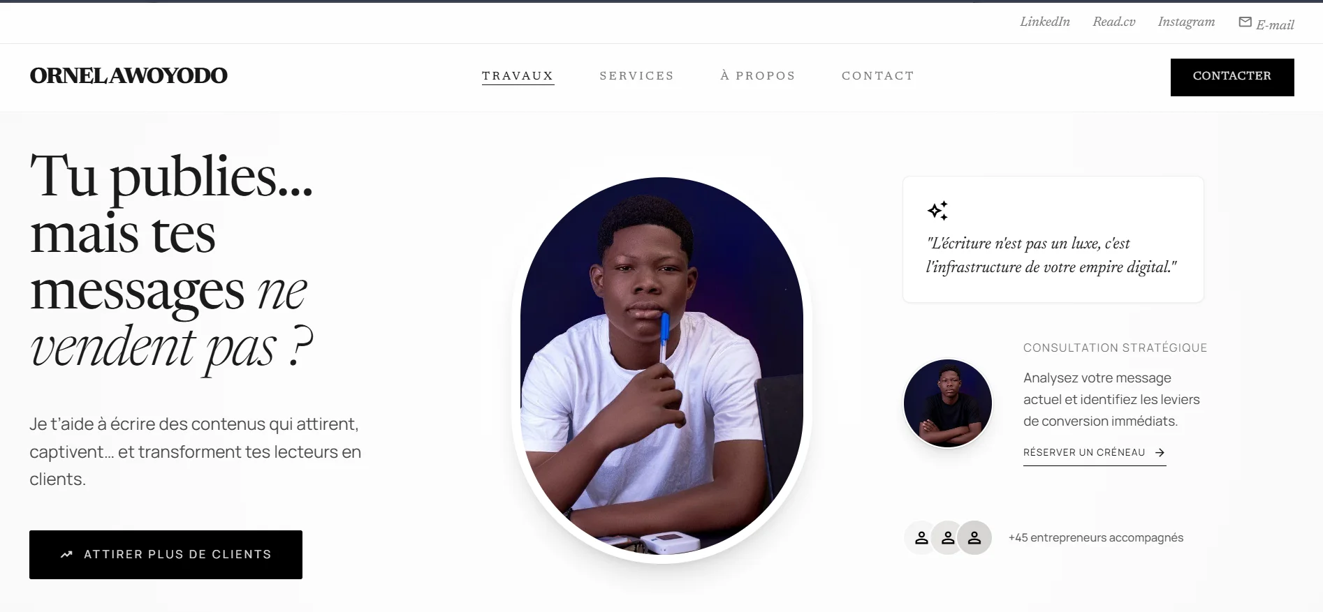 SIte web Ornel